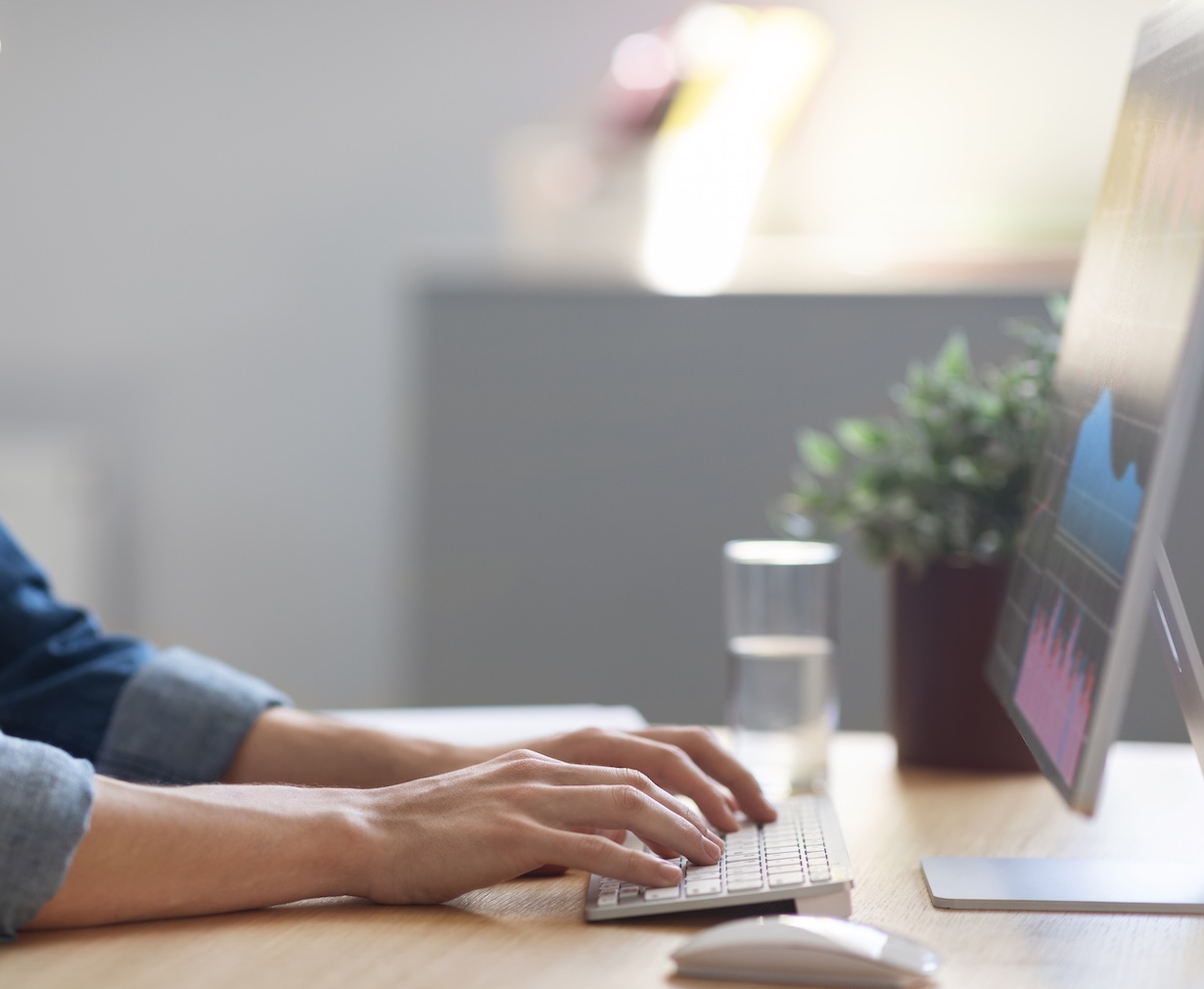 Photo of Social Media Manager at work